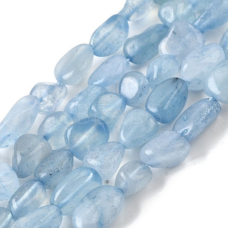 Natural Aquamarine Beads Strands X-G-D0004-A02-04A-1