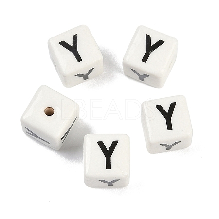 Porcelain Beads PORC-R003-08Y-1