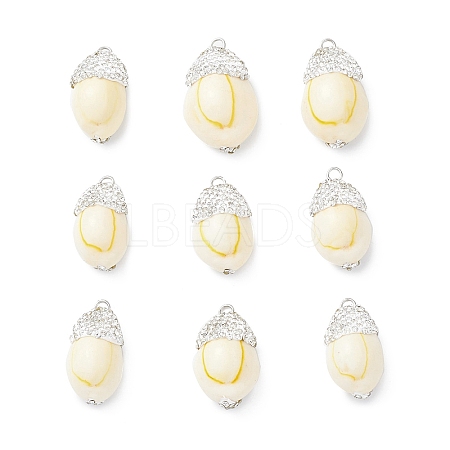 Natural Sea Shell Pendants SHEL-F005-10A-1