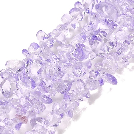 Transparent Glass Beads Strands GLAA-P060-01C-20-1