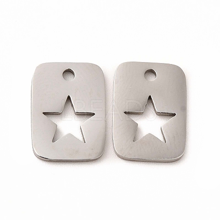 201 Stainless Steel Charms STAS-E188-01P-1