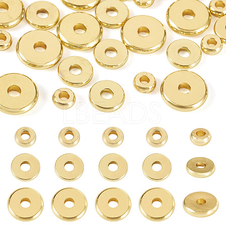 30Pcs 3 Styles Brass Spacer Beads KK-TADJ0001-09B-1