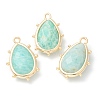 Natural Amazonite Pendants G-B009-02G-D-1