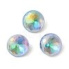 Glass Rhinestone Cabochons RGLA-L029-10B-SPLA-1