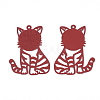 430 Stainless Steel Kitten Pendants LS-STAS-S108-18D-2
