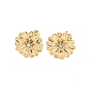 Brass Micro Pave Cubic Zirconia Ear Studs EJEW-P283-01G-04-1