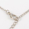 Trendy Iron Lariat Necklaces NJEW-JN00985-5