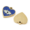 Ion Plating(IP) 304 Stainless Steel Enamel Charms STAS-U032-05G-2