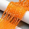 Transparent Glass Beads Strands EGLA-A039-T2mm-D23-4