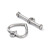 Non-Tarnish 304 Stainless Steel Toggle Clasps STAS-A092-08B-P-2