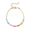 Chakra Synthetic Hematite & Natural Carnelian & Agate & Green Aventurine & Amethyst & Amazonite & Brass Beaded Bracelets for Women BJEW-JB12600-1