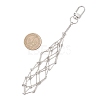 304 Stainless Steel Pouch Empty Stone Holder Pendant Decoration SA-CJC5C8-P-3