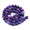 Natural Malaysia Jade Beads Strands G-A146-8mm-C10-4
