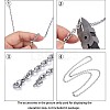 Tarnish Resistant 304 Stainless Steel Cable Chains CHS-P007-27P-03-7