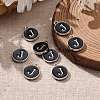 Platinum Plated Alloy Charms ENAM-S118-02J-P-5