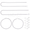 DIY 304 Stainless Steel Chain Garment Decoration Making Kits DIY-UN0002-39P-1