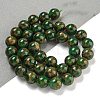 Synthetic Gold Clinquant Stone Beads Strands G-P549-A01-02D-3