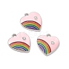 Alloy Enamel Pendant ENAM-H039-07P-D-3