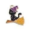 Halloween Alloy Enamel Pendants FIND-I052-01KCG-06-1