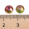 Glass Flat Back Rhinestone RGLA-C002-SS30-001VM-2
