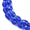 Transparent Glass Beads Strands X-EGLA-N013-T6mm-D11-3