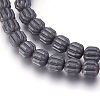 Non-magnetic Synthetic Hematite Bead Strands G-I208-04F-A-2