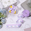 10 Yards Polyester Printed Grosgrain Ribbon OCOR-GF0002-36A-4