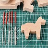 DIY Wood Carving Craft Kit DIY-E026-06-2