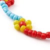 Glass Seed Beads Beaded Bracelets BJEW-JB05907-2