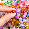 200Pcs 10 Colors Spray Painted Glass Beads GLAA-SZ0001-79-4