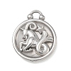 12 Constellations 304 Stainless Steel Pendants STAS-F354-01P-02-1