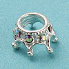 Zinc Alloy European Beads X-PALLOY-K013-01S-3