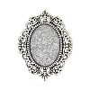 Vintage Adjustable Iron Finger Ring Components Alloy Cabochon Bezel Settings LS-X-PALLOY-Q300-09AS-NR-3