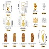 Plastic Dreadlocks Braiding Beads & Aluminum Hair Braid Dreadlock Beads OHAR-NB0001-15-2