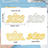 20Pcs 2 Colors Alloy Pendants FIND-SC0004-10-2