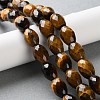 Natural Tiger Eye Beads Strands G-C135-J03-01-1