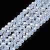 Electroplate Glass Beads Strands EGLA-A044-J3mm-A06-1