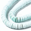 Handmade Polymer Clay Beads Strands CLAY-R089-8mm-142-2