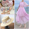 1 Roll Printed Polyester Grosgrain Ribbon SRIB-CY0001-15-4