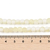 Frosted Crackle Glass Beads Strands GLAA-U001-8mm-M11-4