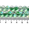 Synthetic Moonstone Beads Strands G-P528-J02-14-4