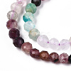 Natural & Synthetic Mixed Gemstone Beads Strands G-D080-A01-02-21-3