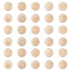 100Pcs 10 Style Unfinished Natural Wood European Beads WOOD-TA0001-55-2