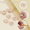 52Pcs 26 Styles Beech Wood Beads WOOD-PA0001-60-6