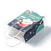 Christmas Theme Kraft Paper Gift Bags CARB-L009-A03-3