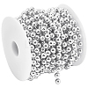 ABS Plastic Imitation Pearl Bead Chain KY-WH20006-09B-1