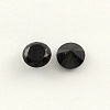 Diamond Shaped Cubic Zirconia Pointed Back Cabochons ZIRC-R004-8mm-02-2