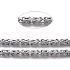 201 Stainless Steel Byzantine Chains CHS-P011-09P-B-3