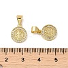 Rack Plating Brass with Cubic Zirconia Pendant KK-Q795-22G-3