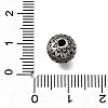 Engraved 304 Stainless Steel Beads STAS-H263-17AS-06-3